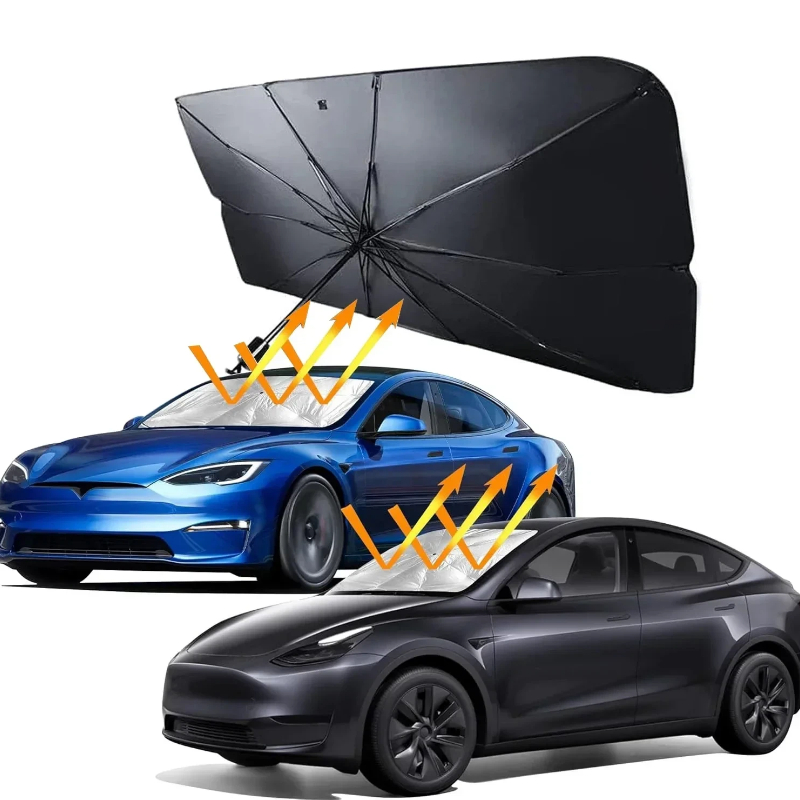 Car Sunshade Windshield Umbrella Foldable - Auto-Windschutzscheiben-Sonnenschutz Faltbarer Regenschirm Sonnenschutz Frontscheibenabdeckung für