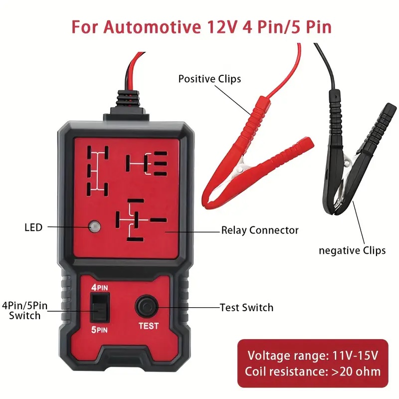 Car Electronics - CNB-707 Universeller 12V LED-Autobatterie-Tester, Elektronischer Relais-Tester