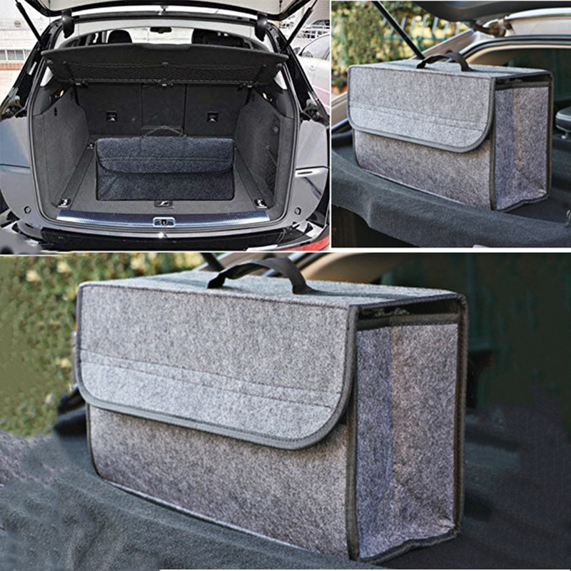 Car Trunk Organizer Foldable Storage Box - Feuerfeste Auto Woolen Weichem Filz Lagerung