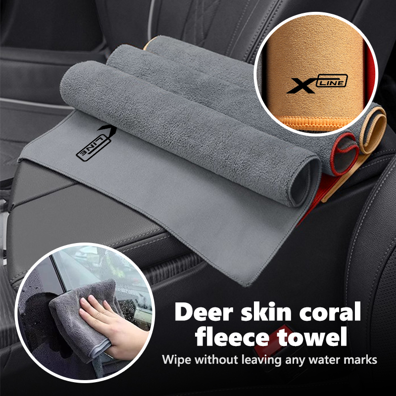Microfiber Car Drying Towel Super Absorbent - Für KIA Super saugfähiges Mikrofaser-Autowaschtuch, Reinigungs-