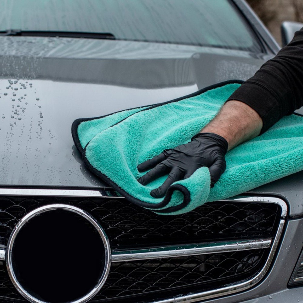 Microfiber Car Drying Towel Super Absorbent - 1400GSM Korallen Fleece Deluxe Auto Waschen
