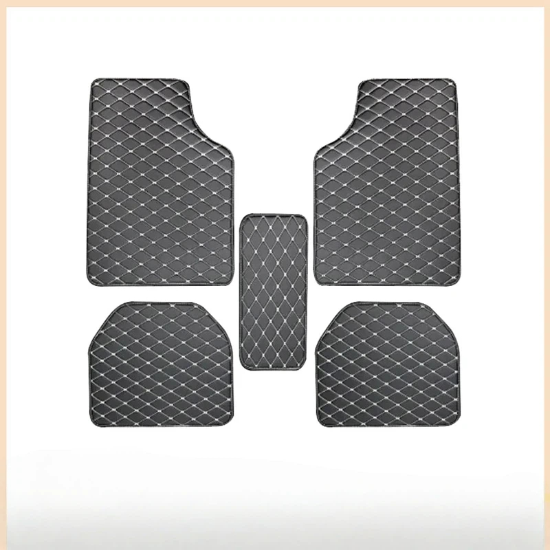 Auto Fußmatten 5Pcs PU Leder U – Car Floor Mats Universal Waterproof Leather Bewertung und Preis