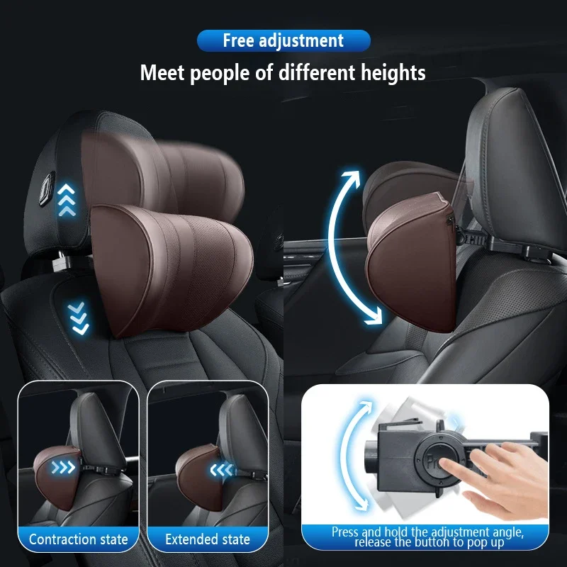 Leder Auto Sitz Kopfstütze Kis – Memory Foam Car Neck Pillow Lumbar Support Bewertung und Preis
