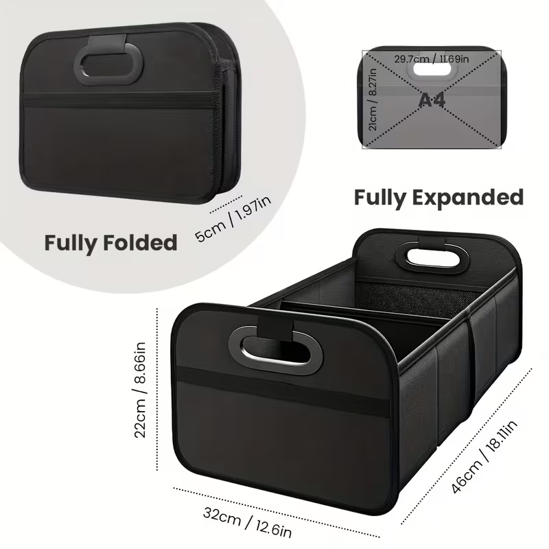Faltbare tragbare Kofferraum-A – Car Trunk Organizer Foldable Storage Box Bewertung und Preis