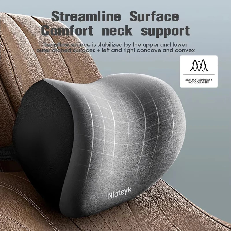 Auto-Nackenkissen aus Memory-S – Memory Foam Car Neck Pillow Lumbar Support Bewertung und Preis