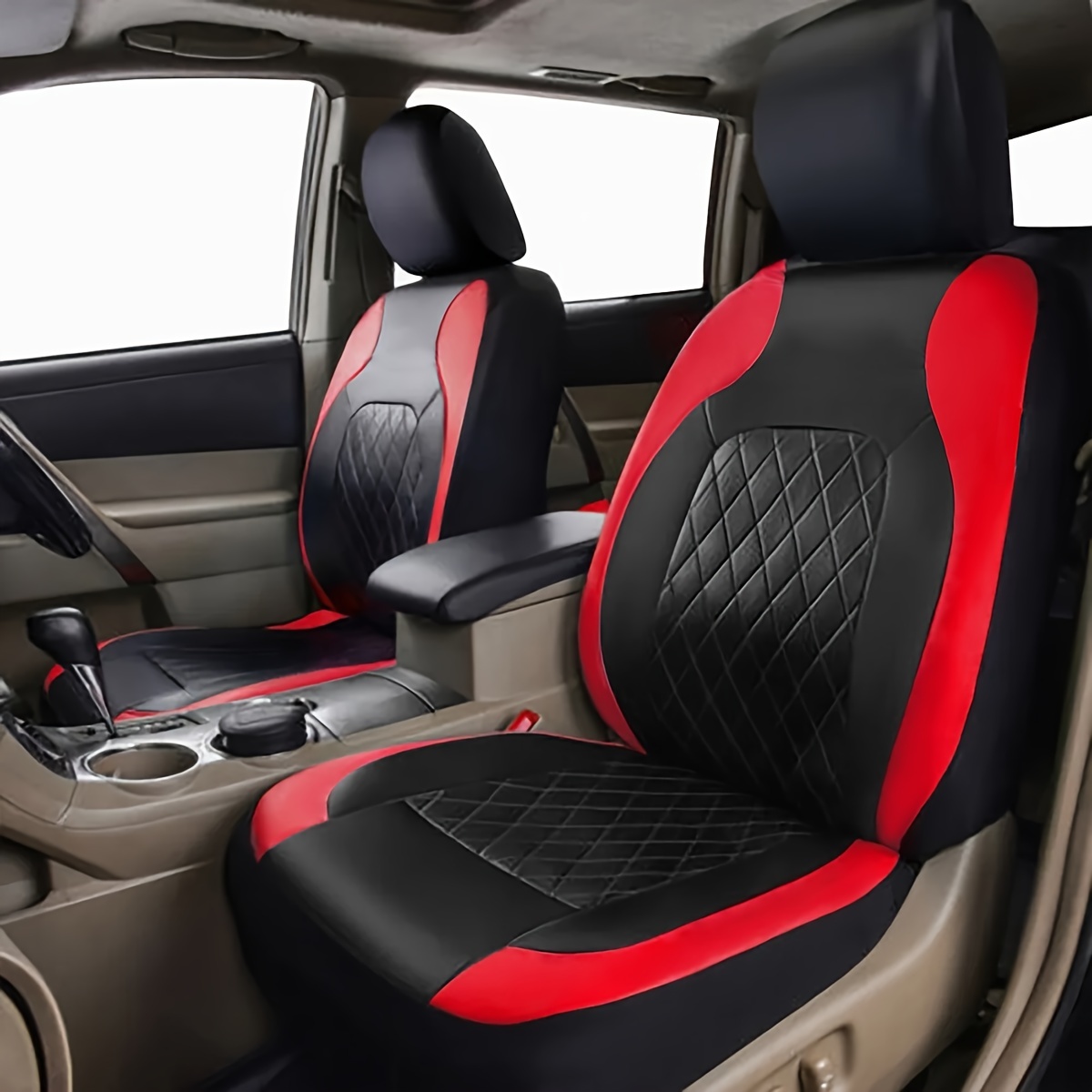 Neue Autositzbezüge Gestepptes – Leather Car Seat Covers Full Set Universal Bewertung und Preis