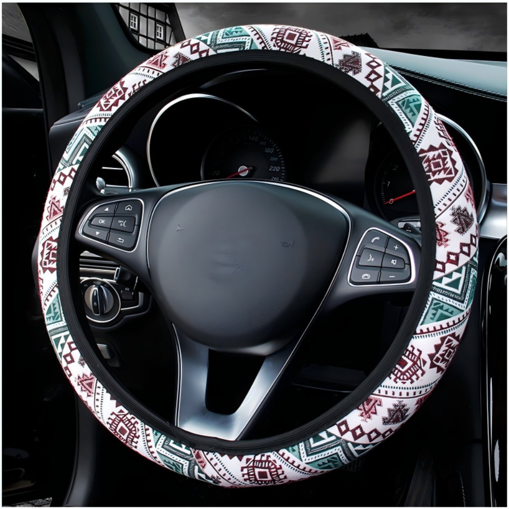 Bohemian-Stil Leinen-Lenkradbe – Car Steering Wheel Cover Anti Slip Breathable Bewertung und Preis