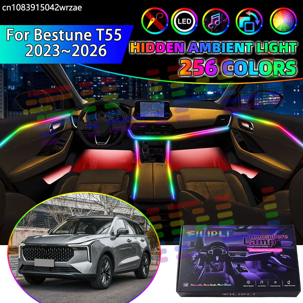 Für Bestune T55 2023~2026 2024 – Led Ambient Interior Car Lights App Control Bewertung und Preis