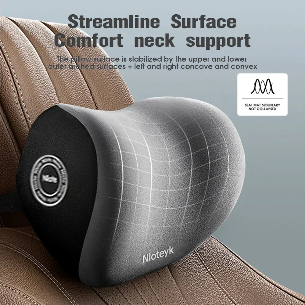 Neues Memory-Schaum-Nackenkiss – Memory Foam Car Neck Pillow Lumbar Support Bewertung und Preis