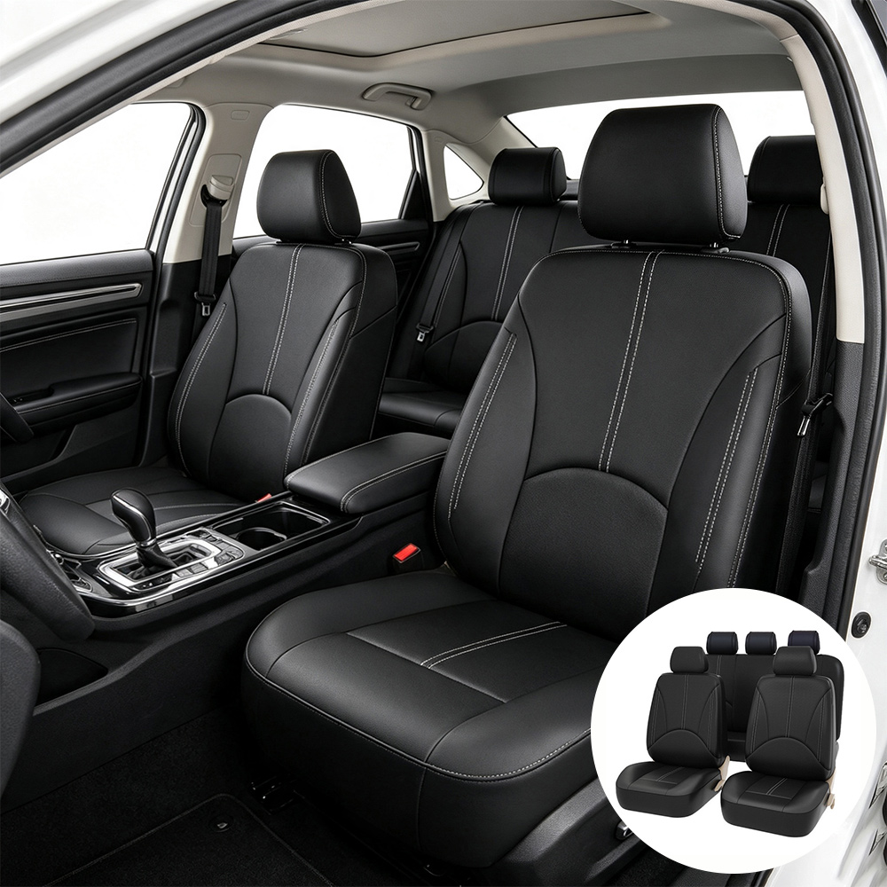 5-Sitzer Autositzbezüge Komple – Leather Car Seat Covers Full Set Universal Bewertung und Preis