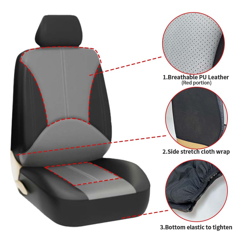 5-Sitzer Autositzbezüge Komple – Leather Car Seat Covers Full Set Universal Bewertung und Preis