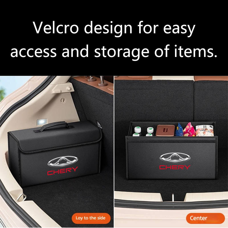 Auto Leder Stamm Lagerung Box  – Car Trunk Organizer Foldable Storage Box Bewertung und Preis