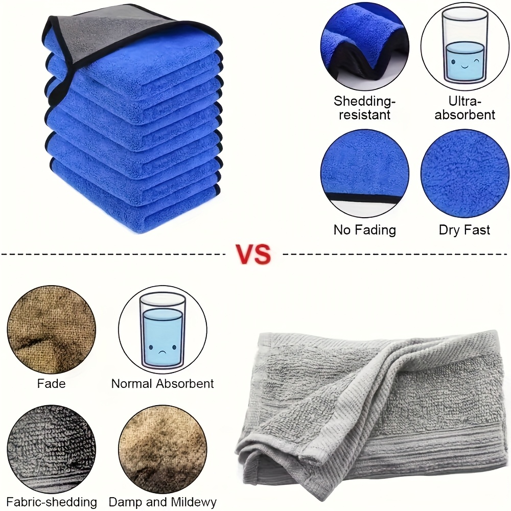 1-10 Stück Mikrofaser-Autorein – Microfiber Car Drying Towel Super Absorbent Bewertung und Preis