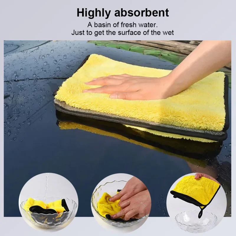 1-20 Stück Verdickte Mikrofase – Microfiber Car Drying Towel Super Absorbent Bewertung und Preis