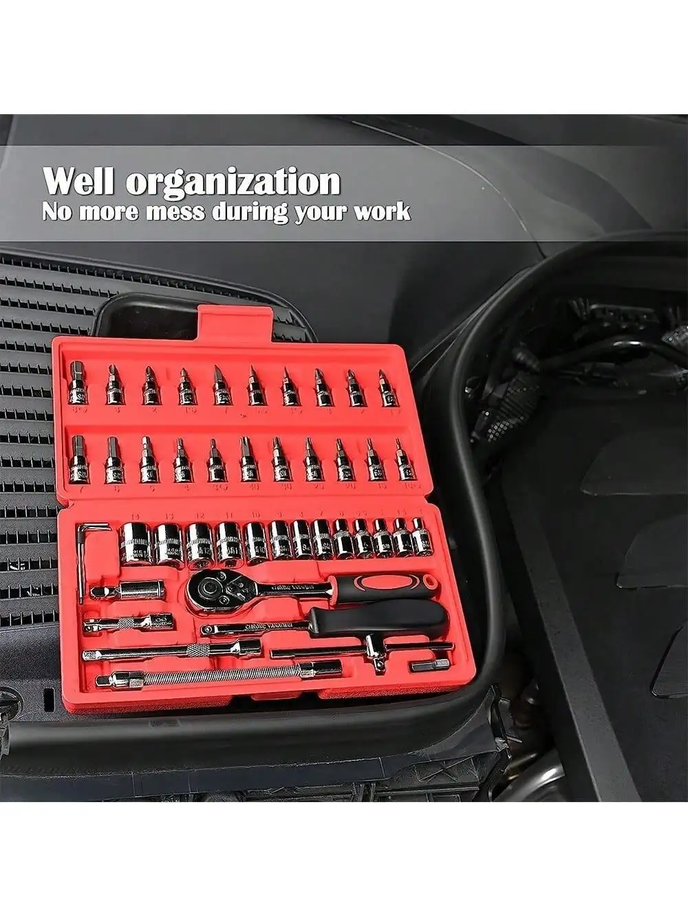 46-teiliger 1/4-Zoll-Steckschl – Auto Repair Tools Bewertung und Preis